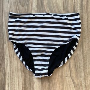 High waist full coverage bikini bottom